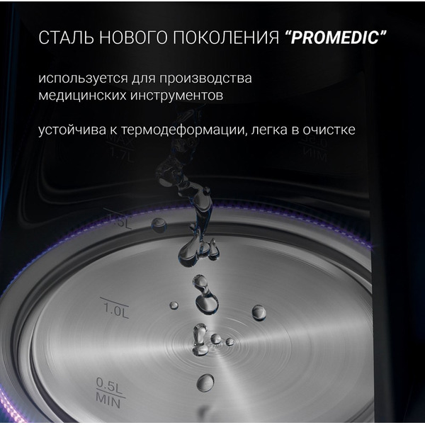 Электрочайник Polaris PWK 1725CGLD Wi-Fi IQ Home
