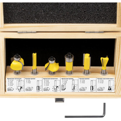 Набор фрез по дереву Kolner KMC 6/6