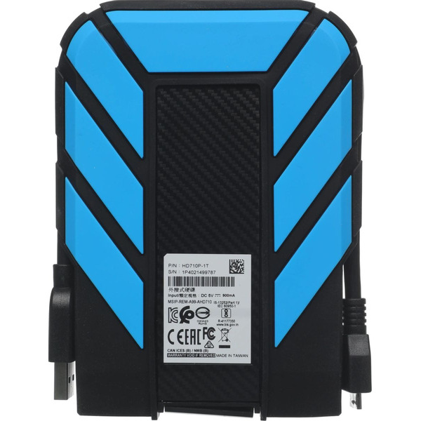 Внешний жесткий диск ADATA AHD710P-1TU31-CBL HD710 Blue