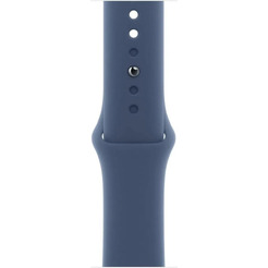 Смарт-часы Apple Watch Series 10 GPS 42mm Silver Case Denim Sport Band S/M A2997 (MWWA3LW/A)