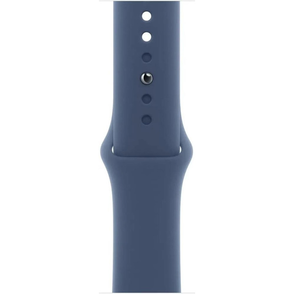 Смарт-часы Apple Watch Series 10 GPS 42mm Silver Case Denim Sport Band S/M A2997 (MWWA3LW/A)