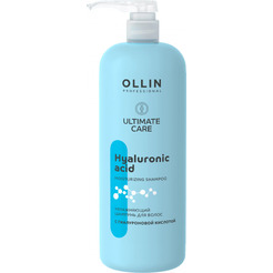 Шампунь Ollin Professional Ultimate Care Увлажняющий с гиалуроновой кислотой, 1000 мл