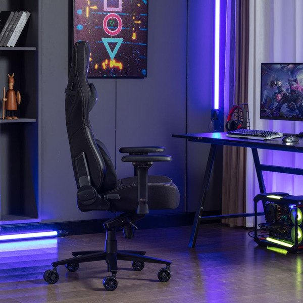 Игровое кресло Evolution Nomad PRO (черный/белый)