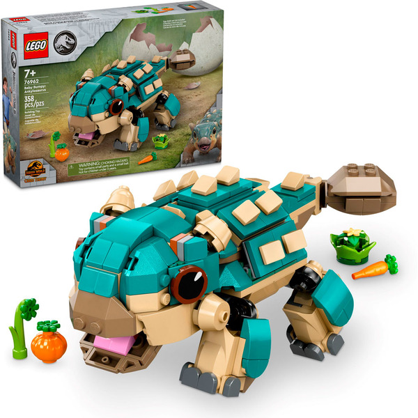 Конструктор LEGO Jurassic World 76962 Малыш Бампи: Анкилозавр
