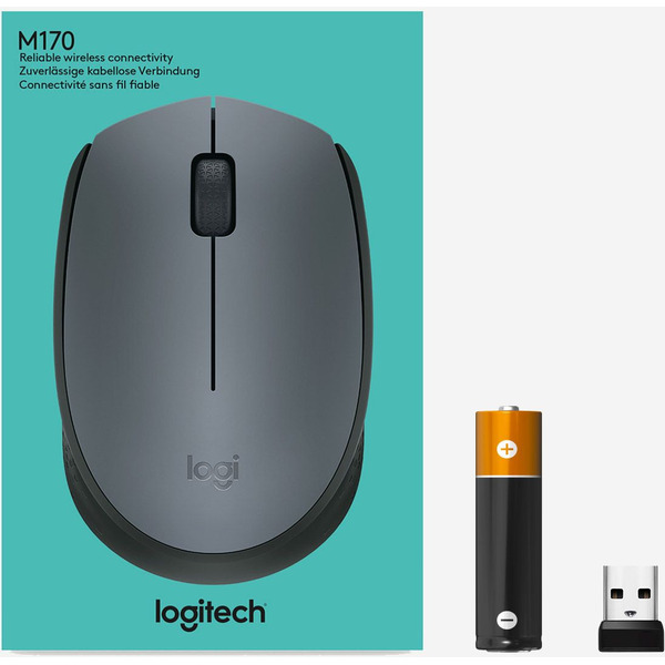 Мышь LOGITECH M170 Grey (910-004646)
