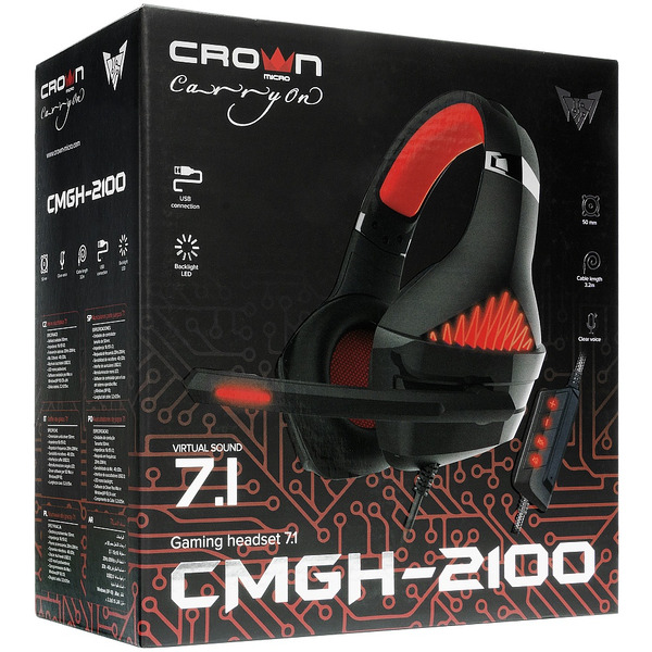 Наушники CrownMicro CMGH-2100
