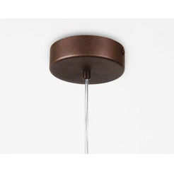 Подвесной светильник Ambrella Light с хрусталем TR5043 кофе/янтарь E27х1