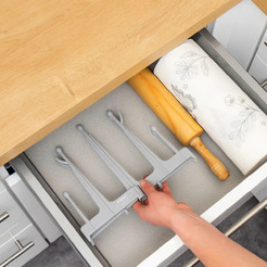 Сушилка для детских бутылочек REER 230x210мм высококачеств.пластик серый