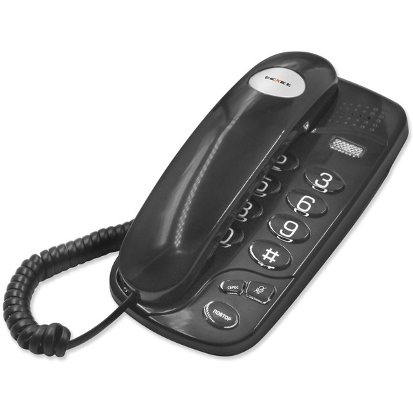 Проводной телефон TeXet TX-238 (черный)