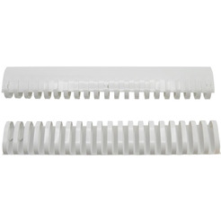 Пружины для переплета Silwerhof  211-240лист A4 d=28мм белый (50шт)