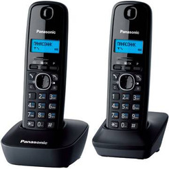 Телефон стандарта dect PANASONIC KX-TG1612RUH