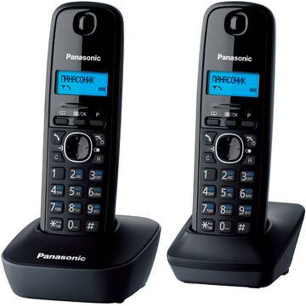 Телефон стандарта dect PANASONIC KX-TG1612RUH
