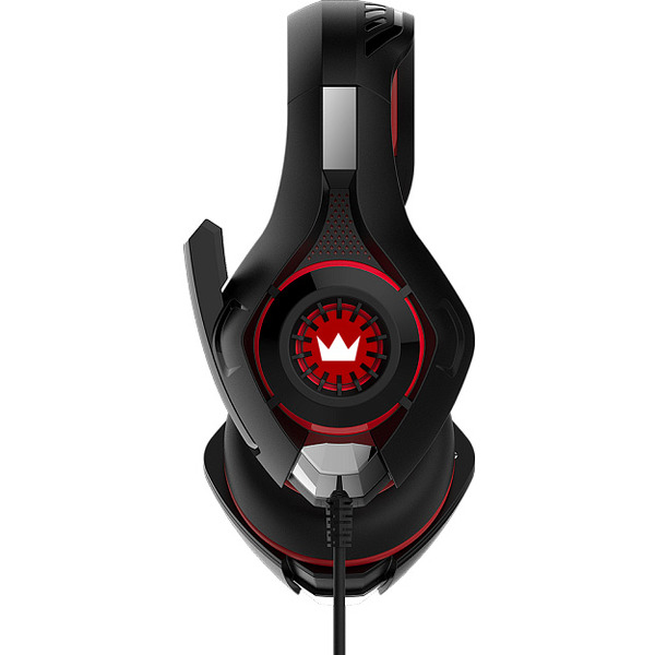 Наушники CrownMicro CMGH-102T USB (красный)