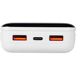 Внешний аккумулятор с дисплеем RIVACASE VA2580 (20000 mAh) белый