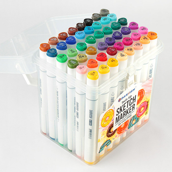 Набор маркеров Darvish DV-12869-48 (48 шт.)