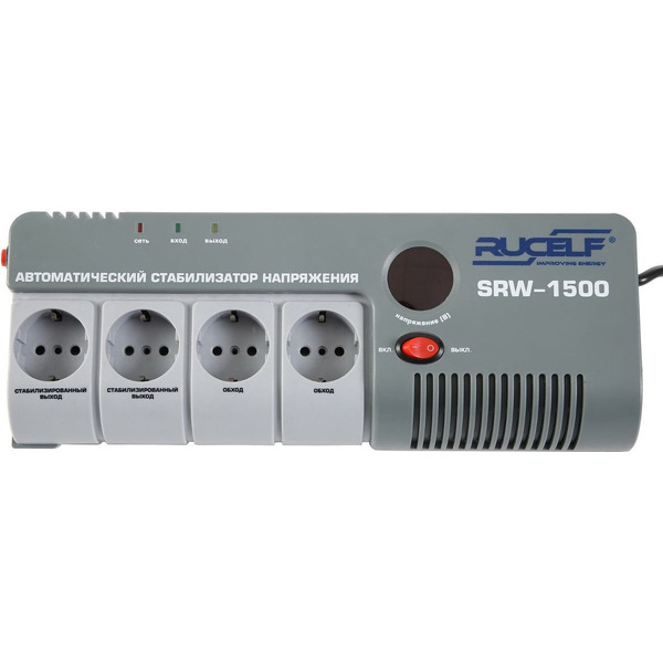 Стабилизатор напряжения Rucelf SRW-1500-D
