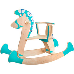 Лошадка-качалка WOODY В1 03229 (бирюзовый)