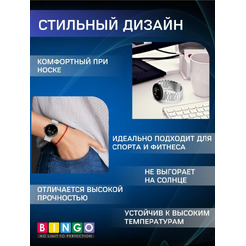 Ремешок Bingo Stainless для GOOGLE Pixel Watch 3 41мм (черный)