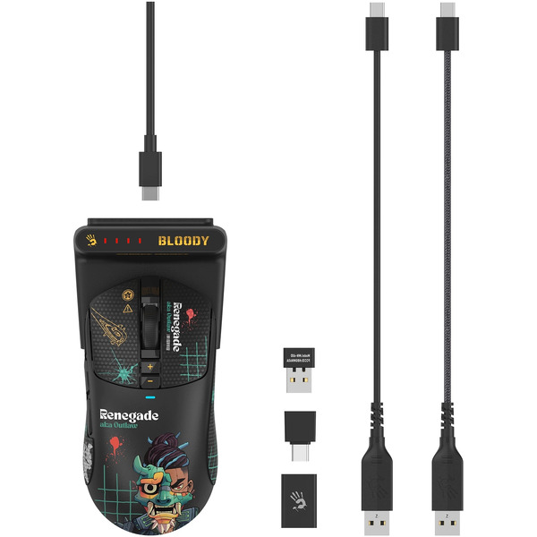 Игровая мышь A4Tech Bloody x Savage Impact R72 Ultra Duo Renegade (черный)