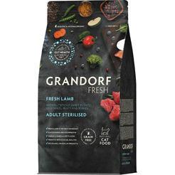 Сухой корм для кошек Grandorf Adult Sterilised Fresh Lamb&Sweet Potato (2кг)