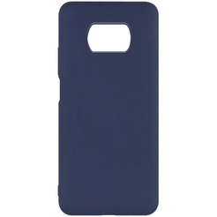 Накладка Case Matte Lux для Xiaomi Poco X3 (Синий)