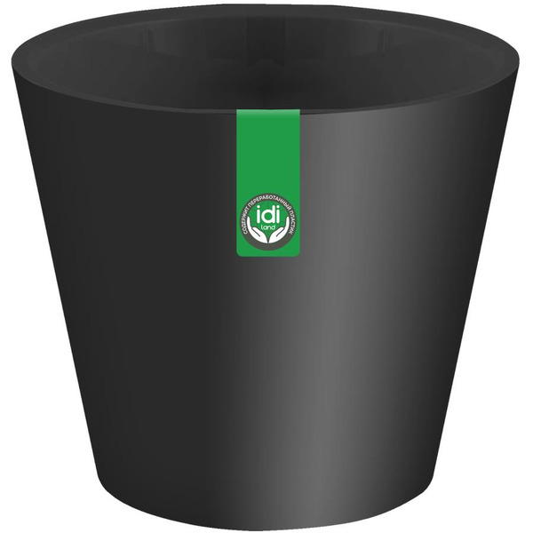 Горшок для цветов IDILAND Rosemary 221605930/01 (черный)