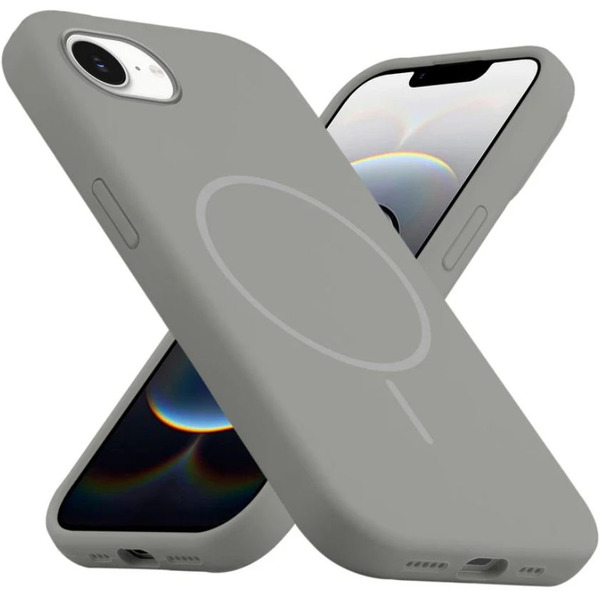 Бампер Bingo Silicone Magnetic для APPLE iPhone 16e Серый