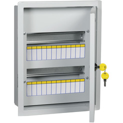 Корпус металлический IEK TITAN 3 ЩРв-24 (395х310х120мм) IP31