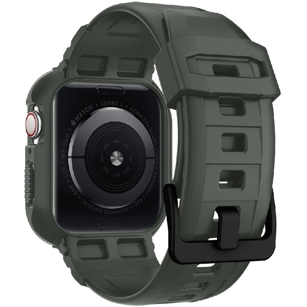 Ремешок с чехлом SPIGEN RUGGED ARMOR PRO для APPLE WATCH MILITARY GREEN 062CS26016