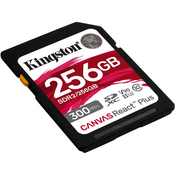 Карта памяти Kingston Canvas React Plus SDXC 256GB (SDR2/256GB)