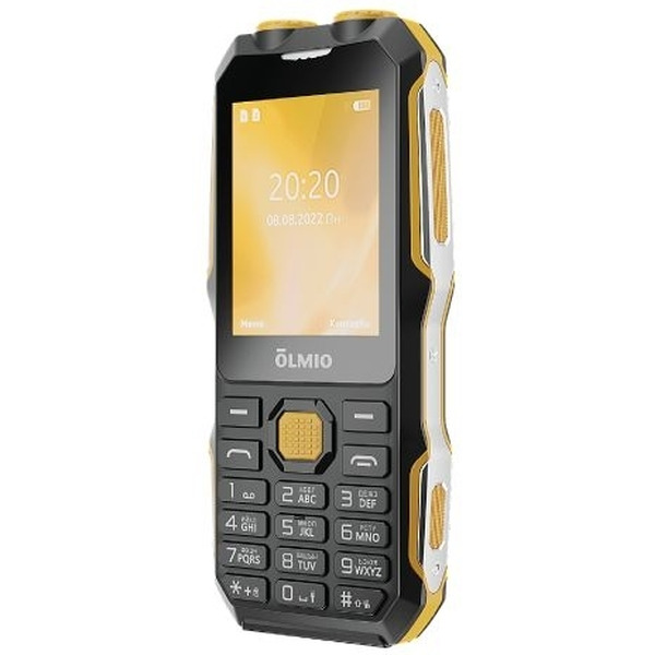Мобильный телефон Olmio X02 (черный/желтый)