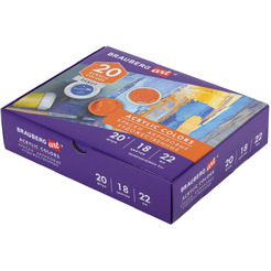 Краски акриловые художественные BRAUBERG ART DEBUT 192299