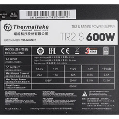 Блок питания Thermaltake TR2 S V2 600W PS-TRS-0600NPCWEU-2