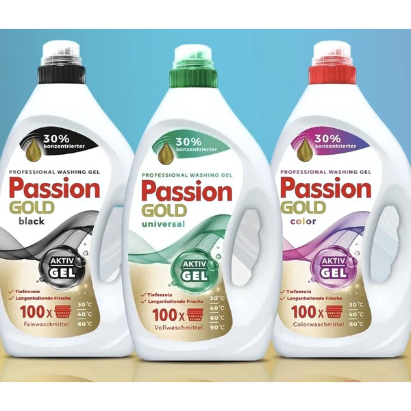 Гель для стирки универсальный Passion Gold (100 стирок) 4 л