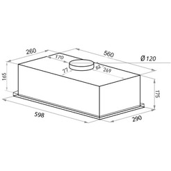 Вытяжка HOMSair Camelia Power 60 (нержавеющая сталь)