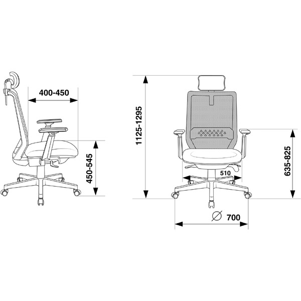 Кресло Бюрократ Expert TW-01 38-418 (черный)