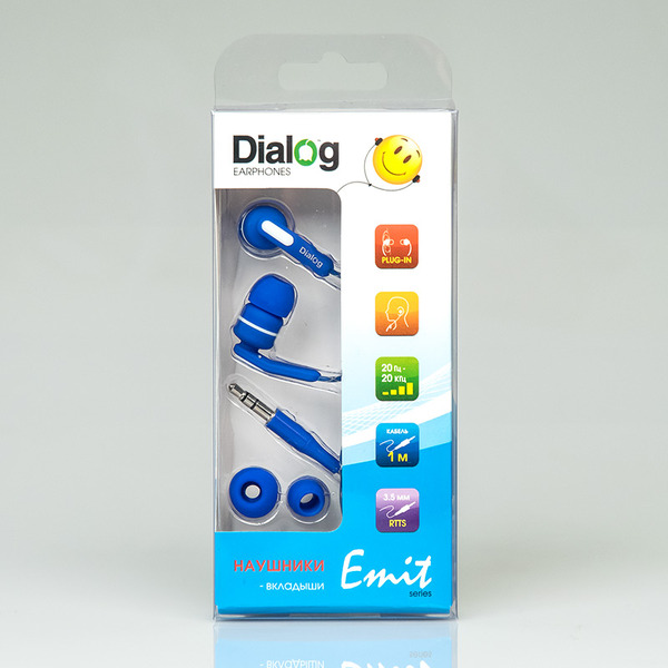 Наушники Dialog EP-F15 (синий)
