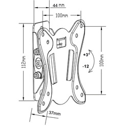 Кронштейн для ТВ MASTERKRON UM20-11T