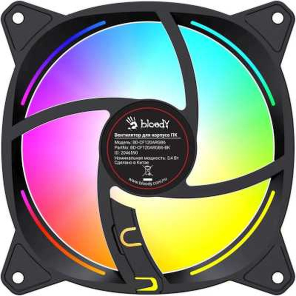 Вентилятор для корпуса Bloody BD-CF120ARGB6-BK