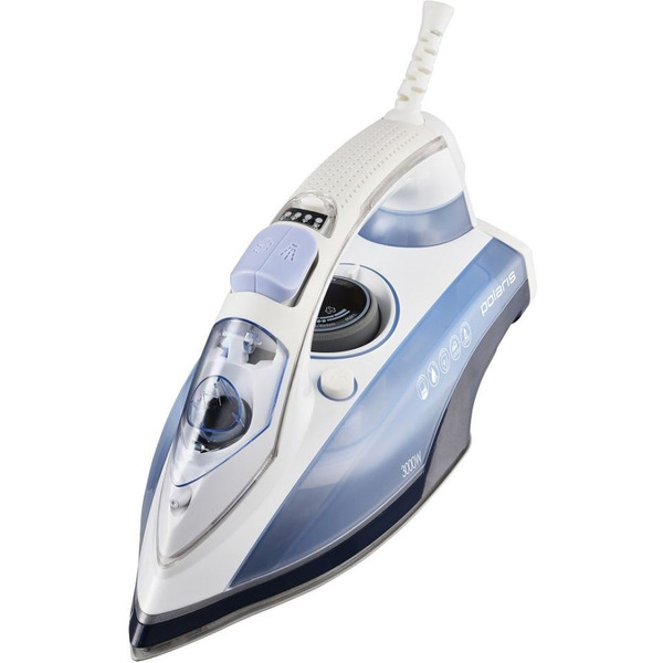 Утюг Polaris PIR 3074 SG AA 3m (белый/голубой)