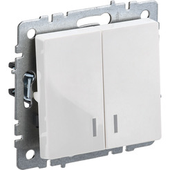 Выключатель IEK Brite ВС10-2-1-БрБ