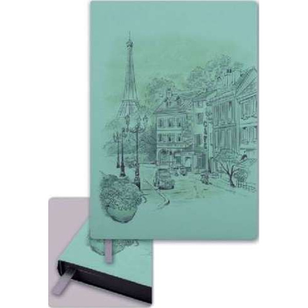 Ежедневник недатированный ФЕНИКС, ПАРИЖ, САРИФ САЛАТОВЫЙ, арт.45331, А5, 320стр.