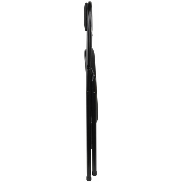 Стул складной BRABIX Golf CF-007 (чёрный каркас, чёрная ткань) 533025