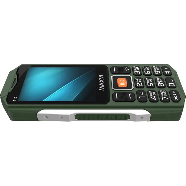 Мобильный телефон Maxvi T19 + ЗУ WC-112 (зеленый)