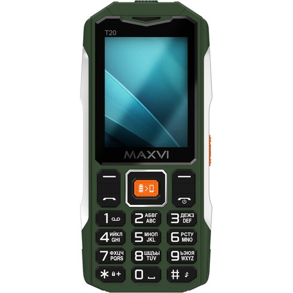 Мобильный телефон Maxvi T20 +ЗУ WC-112 (зеленый)