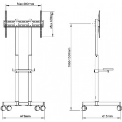 Подставка для телевизора Arm Media PT-Stand-7 (черный)