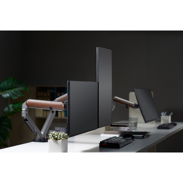 Кронштейн для мониторов Ultramounts UM735WD (серый/коричневый)