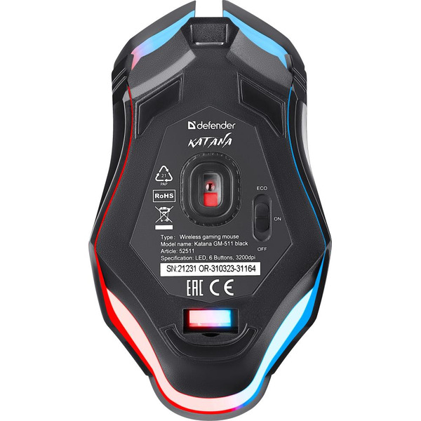 Игровая мышь Defender Katana GM-511 (черный)