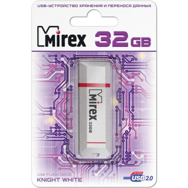 USB Flash MIREX Knight White 32GB (13600-FMUKWH32)