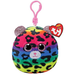 Игрушка-брелок Ty Squishy Beanies Леопард Dotty 39568